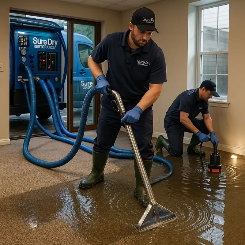 Water Extraction and Removal process in New Brighton, MN